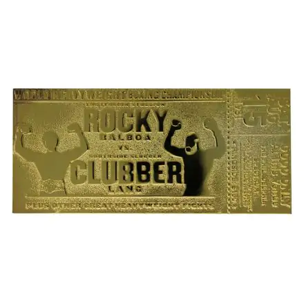 Rocky III Replica World Heavyweight Boxing Championship Ticket (gold plated) product photo
