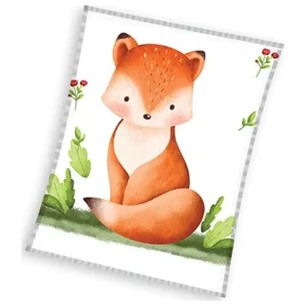 Rusty the Fox Fleece Blanket product photo