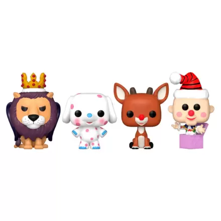 Rudolph Holiday 2024 Pocket Funko POP! Vinyl Keychains 4-Pack Tree Holiday Box 4 cm termékfotója