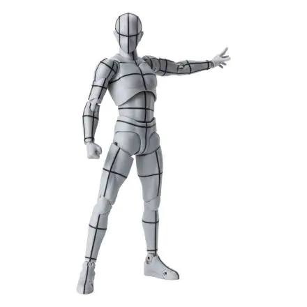 S.H. Figuarts Body Kun Action Figure Wireframe Gray Color Version 15 cm product photo