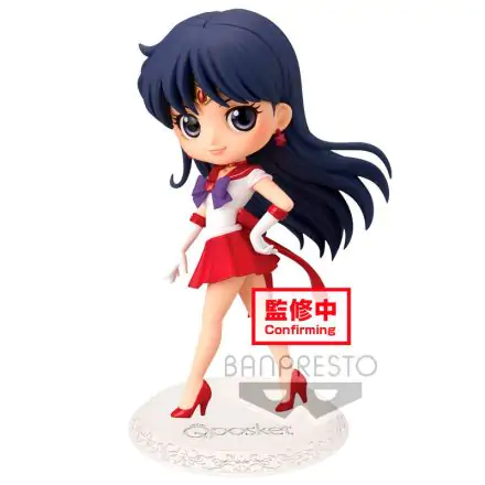 Sailor Moon Eternal The Movie Q Posket Mini Figure Super Sailor Mars Ver. A 14 cm product photo