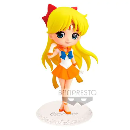 Sailor Moon Eternal The Movie Q Posket Mini Figure Super Sailor Venus Ver. A 14 cm product photo