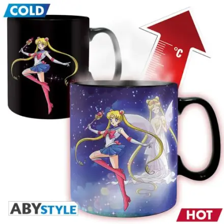 SAILOR MOON - Sailor & Chibi - Mug Heat Change 460ml product photo