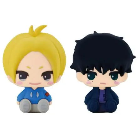 Sakamoto Days Pote Raba Rubber Mascot PVC Mini Figure Asakura Shin & Seba Natsuki 8 cm product photo