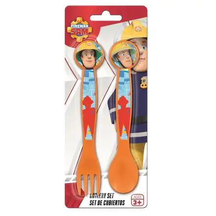 Fireman Sam Cutlery Set - 2 Pieces product photo