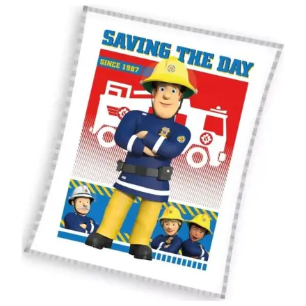 Fireman Sam Saving The Day Fleece Blanket 130x170cm product photo