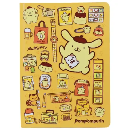 Sanrio A5 Notebook Pompompurin product photo