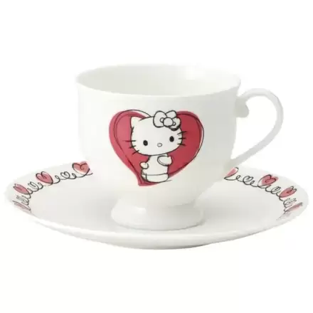 Sanrio Bone China Mug & Plate Set Hello Kitty product photo