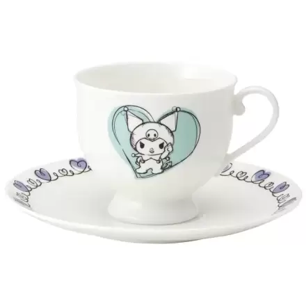 Sanrio Bone China Mug & Plate Set Kuromi product photo