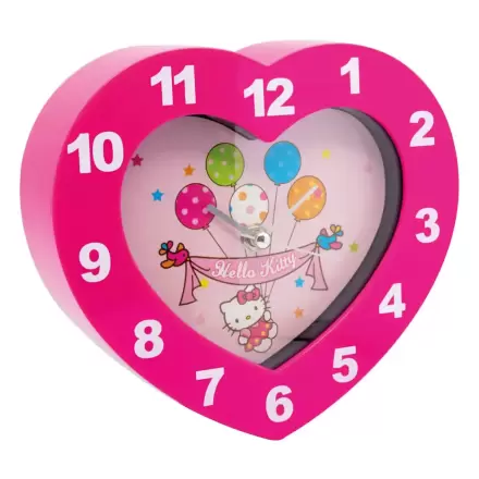 Sanrio Wall Clock Hello Kitty Heart Shaped termékfotója