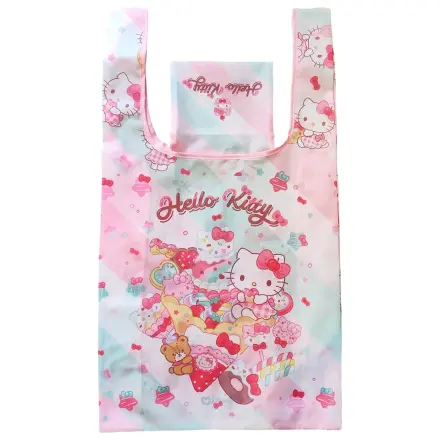 Sanrio Tote Bag Hello Kitty Snack And Sweet Foldable product photo