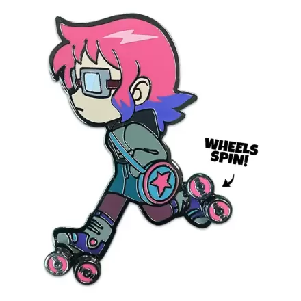 Scott Pilgrim Pin Badge Ramona Skating 5 cm product photo