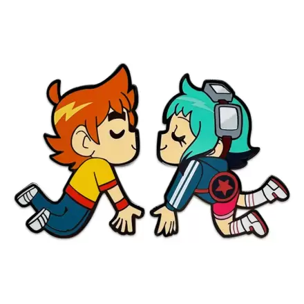 Scott Pilgrim Pin Badge Scott & Ramona Kissing 5 cm product photo