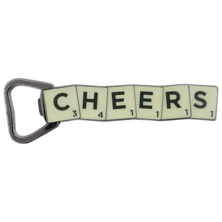 Scrabble Bottle Opener Magnetic Cheers product photo