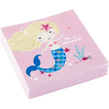 Mermaid Napkins, 20-pack, 24.7*24.7 cm product photo