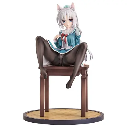 Senren*Banka PVC Figure 1/7 Yoshino Asatake Animal Ears School Uniform Ver. 21 cm product photo