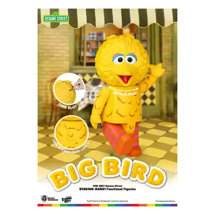 Sesame Street Syaking Bang Series PVC coin bank Big Bird 49 cm product photo