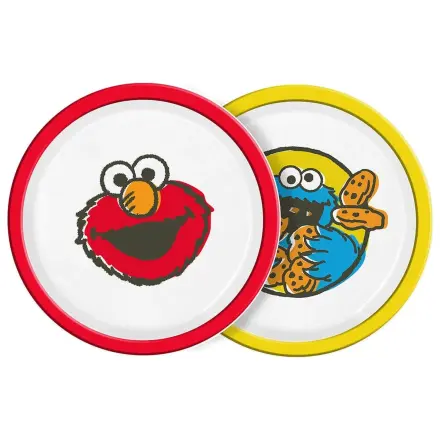 Sesame Street Plate Vintage Kids 2-Pack 22 cm product photo