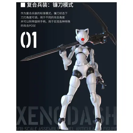 SHEIK MAINLAND Xenodash (White) Model Kit 1/18 product photo