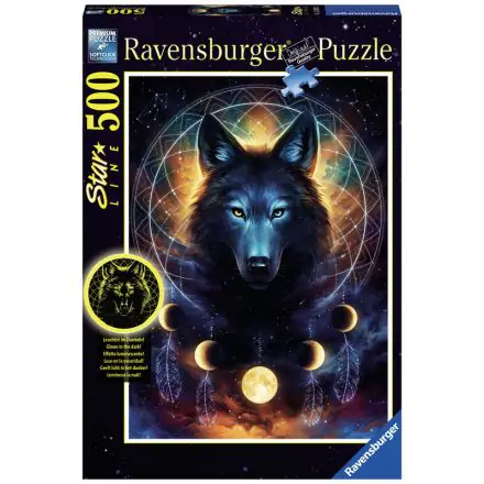 Shining wolf puzzle 500pcs product photo