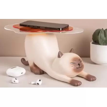 Shitaukeno Neko Figure Siamese Cat 20 cm product photo