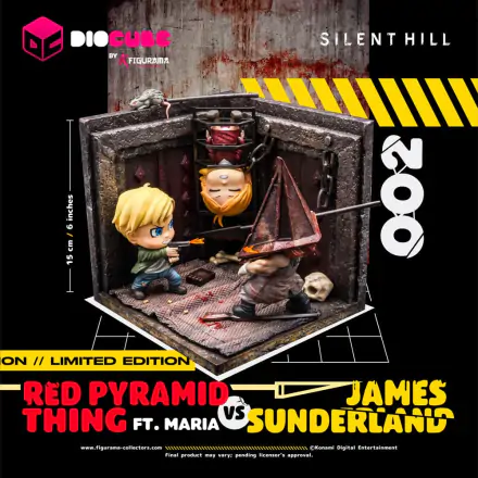 Silent Hill DioCube PVC Diorama Silent Hill 2 Red Pyramid Thing Vs James Sunderland Ft. Maria 15 cm termékfotója