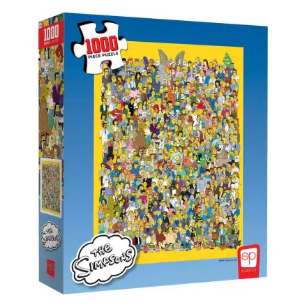 Simpsons Jigsaw Puzzle Cast of Thousands (1000 pieces) product photo