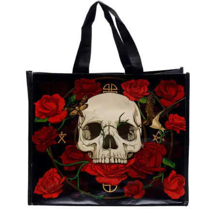 Skull and Roses shopping bag product photo