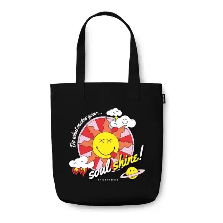 Smiley Quirky Comics shopping bag product photo