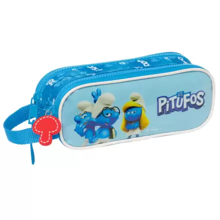 Smurfs double pencil case product photo