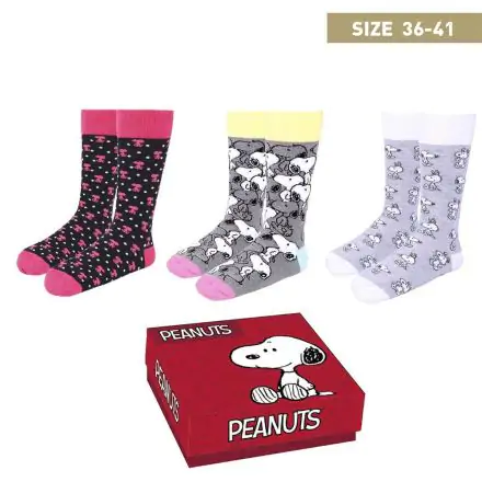 Snoopy pack 3 socks product photo