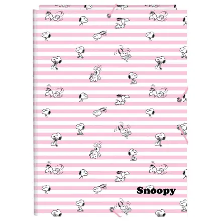 Snoopy A4 cardboard binder with flaps product photo