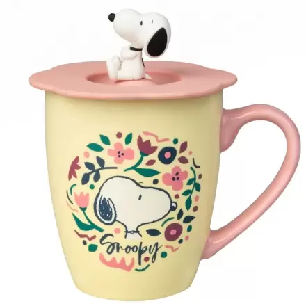 Snoopy premium mug with lid termékfotója