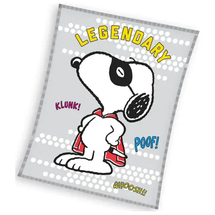 Snoopy Legendary fleece blanket product photo