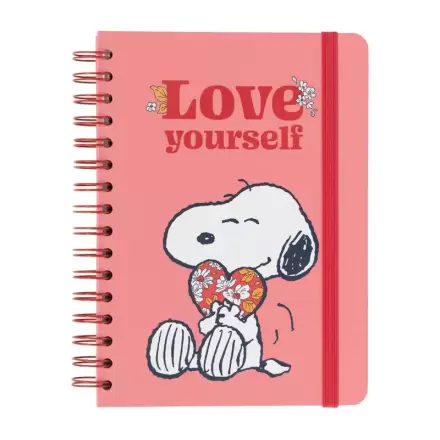 Snoopy Love Yourself A5 notebook termékfotója