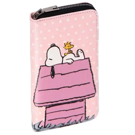 Peanuts Faux Leather Purse / Business Card Holder Snoopy & Woodstock product photo