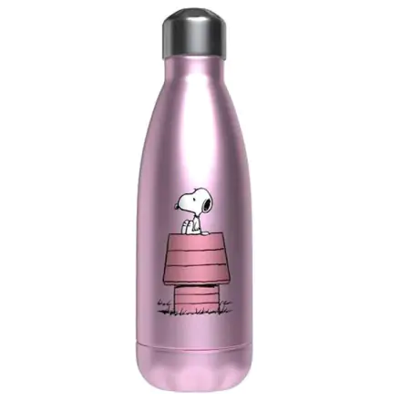 Snoopy Pink Kennel stainless steel bottle 550ml termékfotója