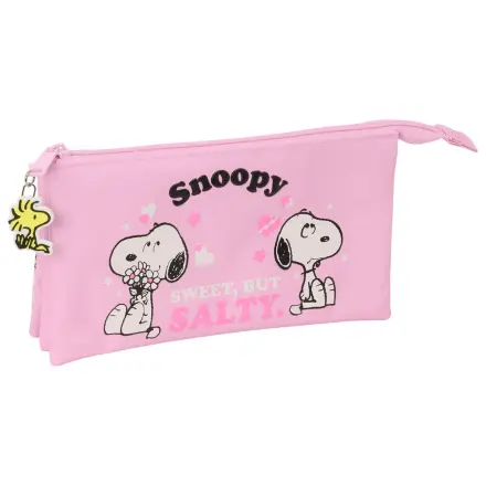 Snoopy triple pencil case product photo