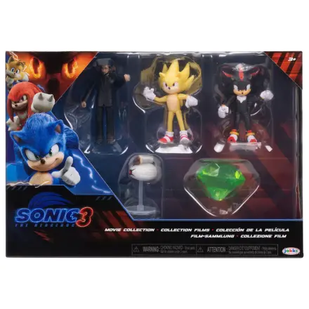 Sonic 3 wave 1 pack 5 figures 6cm product photo