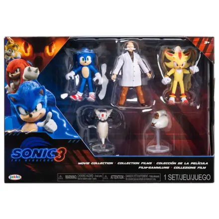 Sonic 3 wave 3 pack 5 figures 6cm product photo