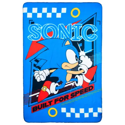 Sonic Built for Speed Fleece Blanket product photo
