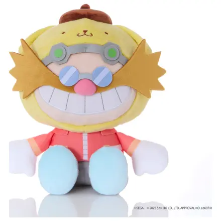Sonic & Friends X Sanrio Dr. Eggman X Pompompurin Plush Toy 24cm product photo