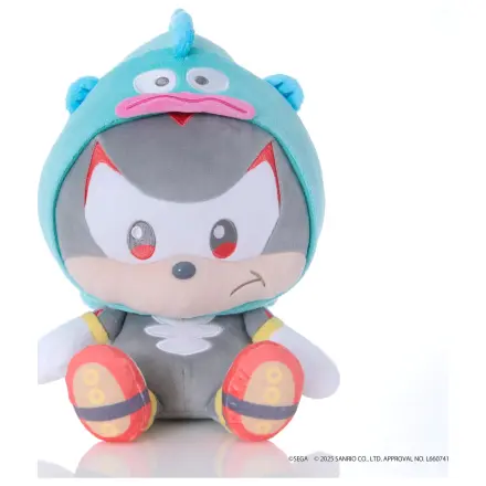 Sonic & Friends x Sanrio Shadow x Hangyodon Plush Toy 24cm product photo