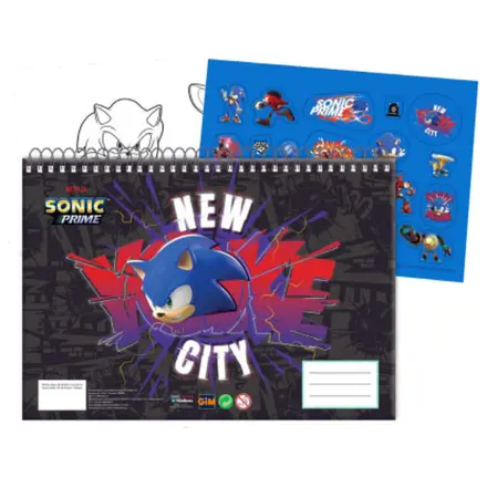 Sonic Get Me A/4 Spiral Sketchbook 40 Sheets with Sticker product photo