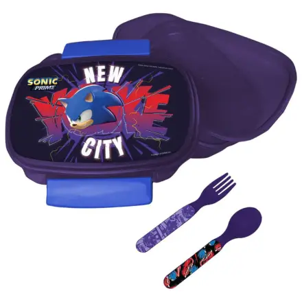 Sonic Get Me Sandwich Box + Cutlery Set product photo