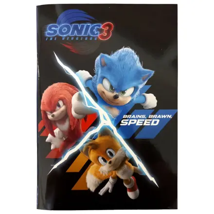 Sonic Hype Man B/5 Lined Notebook 40 Sheets product photo