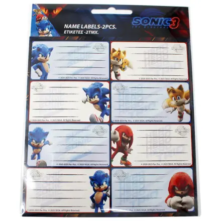 Sonic Hype Man notebook labels 16-pack product photo