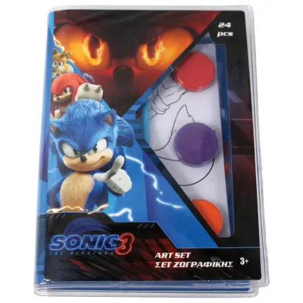 Sonic Hype Man mini art set product photo