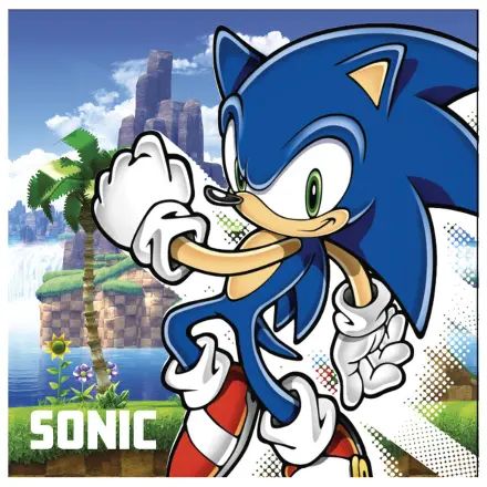Sonic Island hand towel, face towel, towel product photo