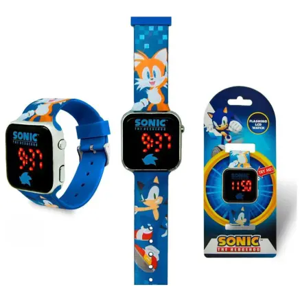 Sonic Prime digital LED wristwatch product photo